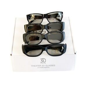 Vizio 3D 4 Pack Theater Glasses